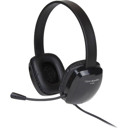 Cyber Acoustics Stereo Headset w/ Single Plug - Stereo - Mini-phone (3.5mm) - Wi