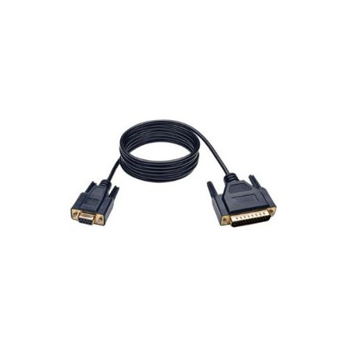 Tripp Lite by Eaton Null Modem Serial DB9 Serial Cable (DB9 to DB25 F/M) 6 ft. (