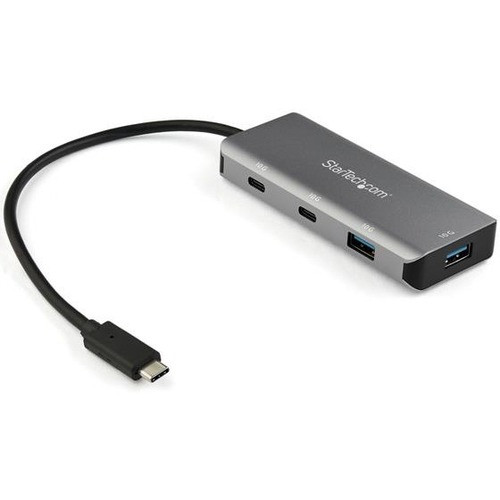 StarTech.com 4 Port USB C Hub - 2x USB A & 2x USB-C SuperSpeed 10Gbps - USB Bus