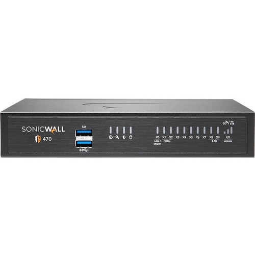 SonicWall TZ470 High Availability Firewall - 8 Port - 10/100/1000Base-T - 2.5 Gi