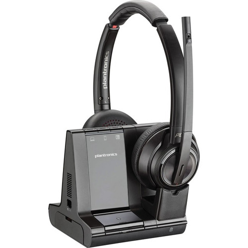 Poly Savi 8200 Office W8220 Headset - Stereo - Wireless - Bluetooth/DECT 6.0 - 5