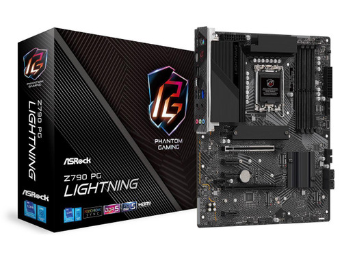 ASRock Z790 PG Lightning Intel LGA1700 (14th,13th,12th Gen) ATX Motherboard, 4 s