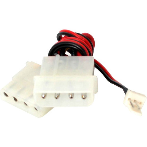 StarTech.com Fan Adapter - TX3 to 2X LP4 Power Y splitter Cable - 4 pin internal