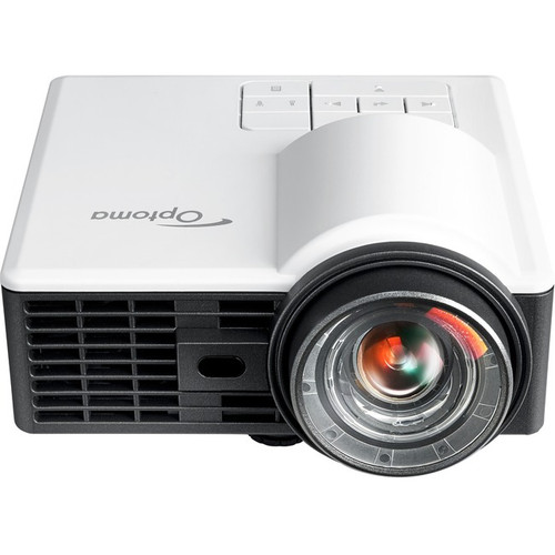 Optoma ML1050ST+ 3D Ready Short Throw DLP Projector - 16:10 - 1280 x 800 - Front