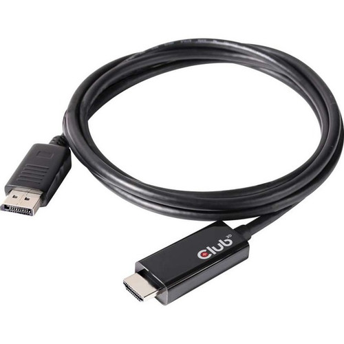 Club 3D DisplayPort 1.4 Cable To HDMI 2.0b Active Adapter Male/Male 2m/6.56 ft -