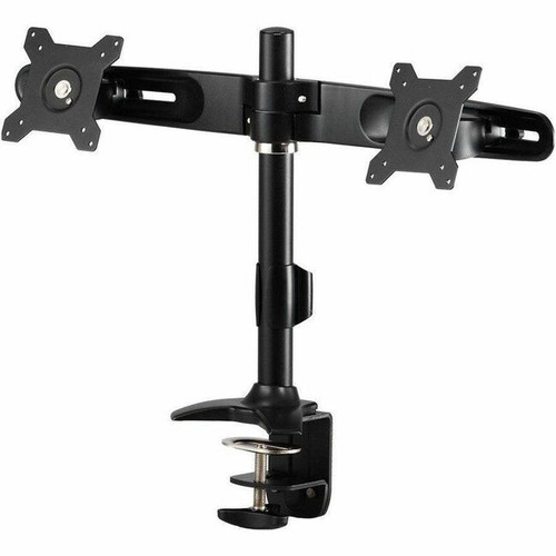 Amer Mounts Clamp Based Dual Monitor Mount for two 15"-24" LCD/LED Flat Panel Sc