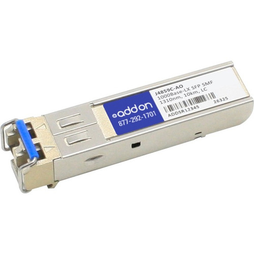 AddOn HP J4859C Compatible TAA Compliant 1000Base-LX SFP Transceiver (SMF, 1310n
