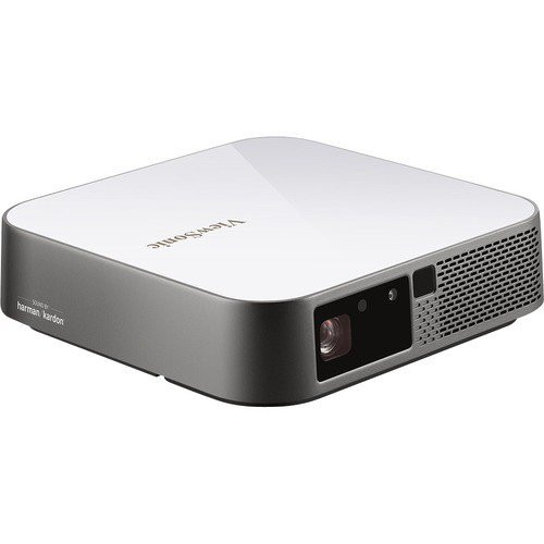 ViewSonic M2e 1080p Portable Projector with 400 ANSI Lumens, H/V Keystone, Auto