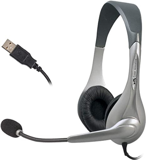 Silver OEM USB Headset Mic