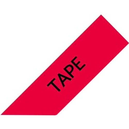 Brother P-touch TZe-461 Black Print on Red Label Tape 1.4" (36mm) wide x 26.2' (