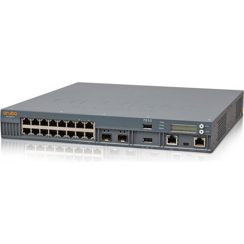 Aruba 7010 Wireless LAN Controller - 16 x Network (RJ-45) - Gigabit Ethernet - P