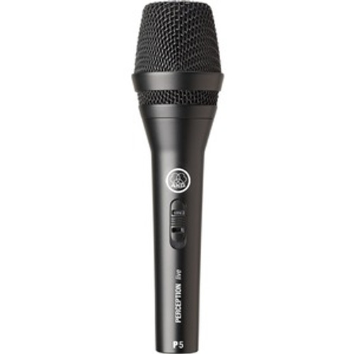 AKG P5 S Wired Dynamic Microphone - Black - 40 Hz to 20 kHz - Super-cardioid - S