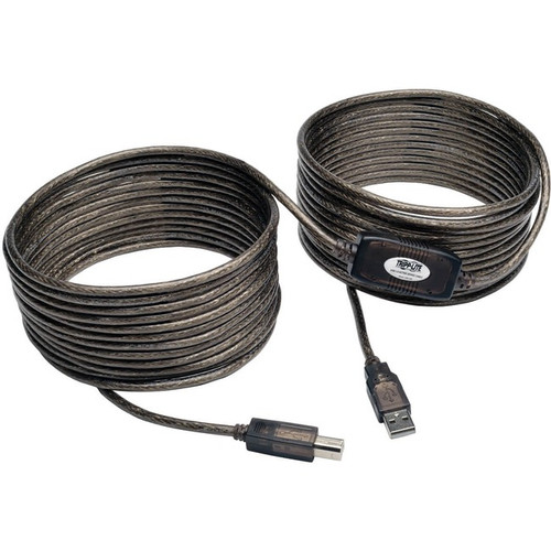 Tripp Lite by Eaton 36ft USB 2.0 Hi-Speed A/B Active Repeater Cable Male/Male 36