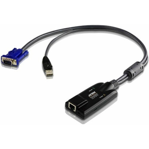 Aten KVM Adapter Cable - RJ-45 Female Network, HD-15 Male VGA, Type A Male USB