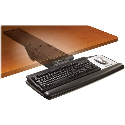 3M Easy Adjust Keyboard Tray with Standard Keyboard and Mouse Platform - 23" Hei