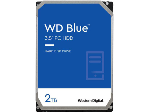 WD Blue 2TB Desktop Hard Disk Drive - 7200 RPM SATA 6Gb/s 256MB Cache 3.5 Inch -
