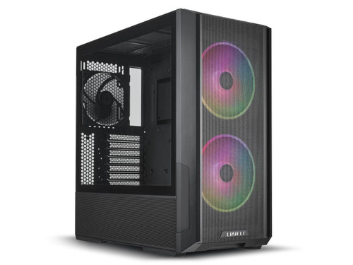 LIAN LI LANCOOL 216RX Black Steel / Tempered Glass ATX Mid Tower Computer Case ,