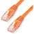 StarTech.com 20ft CAT6 Ethernet Cable - Orange Molded Gigabit - 100W PoE UTP 650