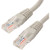 4XEM 1FT Cat6 Molded RJ45 UTP Ethernet Patch Cable (Gray) - 1 ft Category 6 Netw