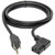 Eaton Tripp Lite Series Computer Power Cord, NEMA 5-15P to Right-Angle C13 - 10A