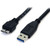 StarTech.com 0.5m (1.5ft) Black SuperSpeed USB 3.0 (5Gbps) Cable A to Micro B -