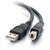 C2G 16.4ft USB A to USB B Cable - USB A to B Cable - USB 2.0 - Black - M/M - Typ