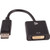 V7 Black Video Adapter DisplayPort Male to DVI-I Female - 3.94" DisplayPort/DVI-