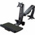 StarTech.com Sit Stand Monitor Arm - Desk Mount Sit-Stand Workstation up to 27in