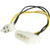 StarTech.com Power cable adapter - 4 pin internal power (F) - 4 pin ATX12V (M) -