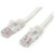 StarTech.com 15 ft White 15 ft White Snagless Cat5e UTP Patch Cable Patch Cable