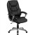 Flash Furniture High Back Massaging Black Leather Executive Office Chair With Si