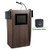 Oklahoma Sound Vision Lectern with Sound & Screen and Rechargeable Battery, Ribb