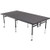 Amtab Adjustable Height Stage - Carpet Top - 48"W X 96"L X Adjustable 24" To 32"