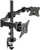 3M Clamp Mount for Monitor - Black - Height Adjustable - 2 Display(s) Supported