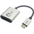 SIIG USB-C 2-in-1 Card Reader for SD & Micro SD - Silver - 2-in-1 - SD, SDHC, SD