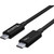 Plugable Thunderbolt 3 Cable 20Gbps Supports 100W (20V, 5A) Charging - 6.6ft / 2