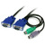 StarTech.com Ultra Thin KVM Cable - 6ft KVM Cable - USB KVM Cable - KVM Switch C