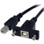 StarTech.com 1 ft Panel Mount USB Cable B to B - F/M - For customized USB device