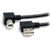 StarTech.com 3 ft A Right Angle to B Right Angle USB Cable - M/M - Connect USB 2