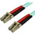 StarTech.com 15m (50ft) LC/UPC to LC/UPC OM3 Multimode Fiber Optic Cable, Full D