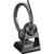 Poly Savi 7200 Office 7220 Headset - Stereo - Wireless - DECT - 400 ft - Over-th