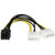 StarTech.com 6in LP4 to 8 Pin PCI Express Video Card Power Cable Adapter - 8 pin
