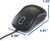 Verbatim Silent Corded Optical Mouse - Black - Optical - Cable - Black - 1 Pack