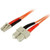 StarTech.com 1m Fiber Optic Cable - Multimode Duplex 50/125 - LSZH - LC/SC - OM2