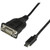 StarTech.com USB C to Serial Adapter Cable with COM Port Retention, 16" (40cm) U