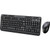 Adesso Antimicrobial Wireless Desktop Keyboard and Mouse - USB Membrane Wireless