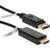 QVS 3ft DisplayPort to HDMI Digital A/V Cable - 3 ft DisplayPort/HDMI A/V Cable