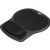 Fellowes Easy Glide Gel Wrist Rest and Mouse Pad - Black - 1.50" x 10" x 12" Dim
