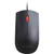 Lenovo Essential USB Mouse - Optical - Cable - Black - 1 Pack - USB - 1600 dpi -