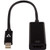 V7 Black Video Adapter Mini DisplayPort Male to HDMI Female Slim - 3.94" HDMI/Mi